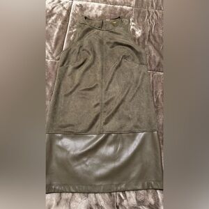 Calvin Klein Olive Green Skirt
